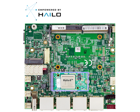 嵌入式單板電腦-2I110D-Hailo-Tiger Lake Pico ITX Embedded SBC