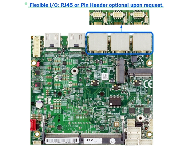 싱글 보드 컴퓨터(SBC)-2I640DW- Intel® Elkhart Lake ATOM x6413E Quad Core 3.0 GHz CPU