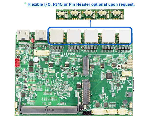 싱글 보드 컴퓨터(SBC)-3I640DW- Intel® Elkhart Lake ATOM® x6413E / J6412 CPU