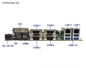 单板电脑-CI170A-Skylake Kaby Lake  Embedded SBC