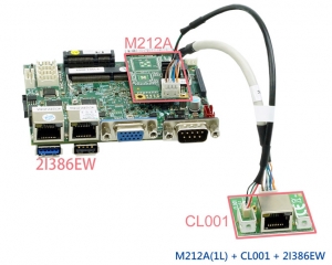 Mini PCIe カード,,ネットワークと通信-M212A_1L-2I386EW