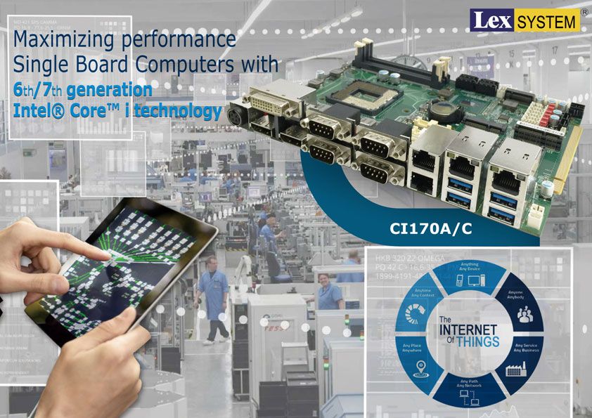 CI170A/ CI170C - Maximizing performance Single Board Computers with 6th/7th generation Intel® Core™ i technology