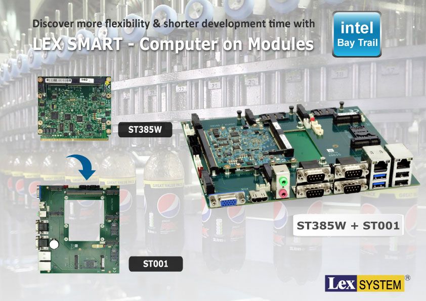 ST385W - Discover more flexibility & shorter development time with LEX SMART - Computer on Modules